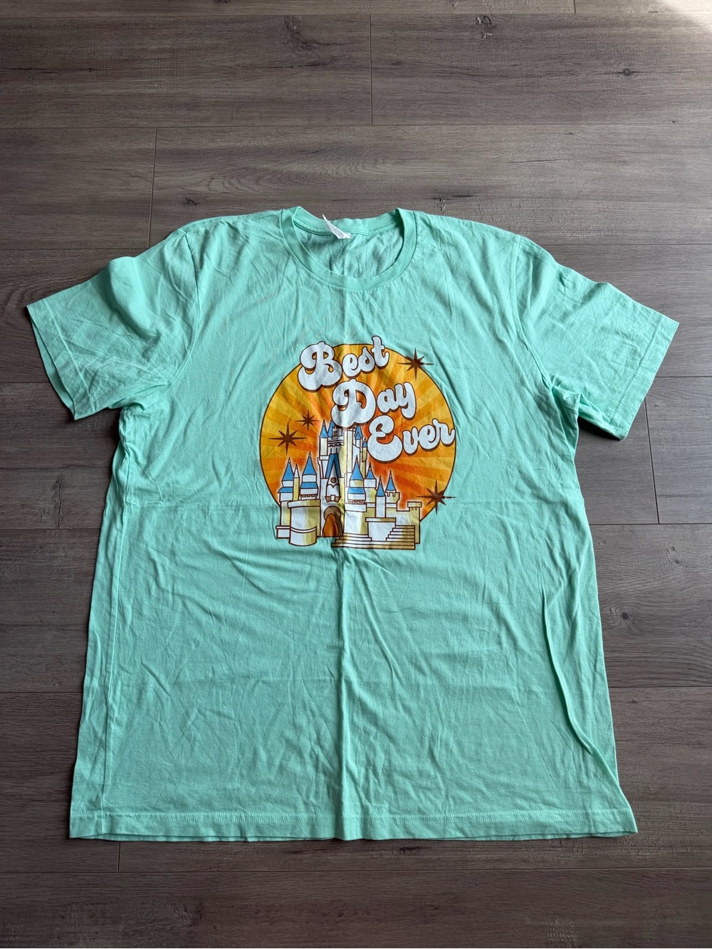 Disney Inspired “Best Day Ever” castle t-shirt - side 2XL